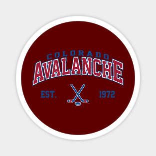 Avalanche Hockey Magnet